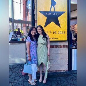 Worn Once! One Shoulder Satin Midi